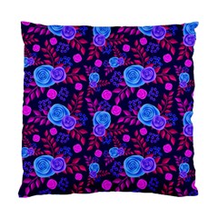 Backgroung Rose Purple Wallpaper Standard Cushion Case (two Sides)