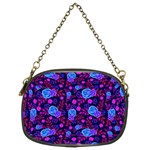 Backgroung Rose Purple Wallpaper Chain Purse (Two Sides) Front