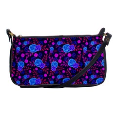 Backgroung Rose Purple Wallpaper Shoulder Clutch Bag by HermanTelo