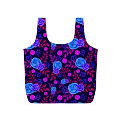 Backgroung Rose Purple Wallpaper Full Print Recycle Bag (s)