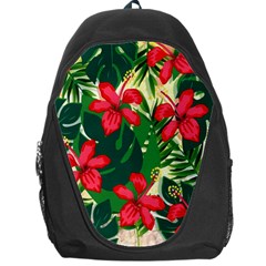 Floral Pink Flowers Backpack Bag