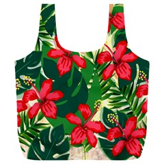 Floral Pink Flowers Full Print Recycle Bag (xxxl)