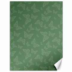 Asparagus Green Butterfly Print Canvas 36  X 48  by SpinnyChairDesigns