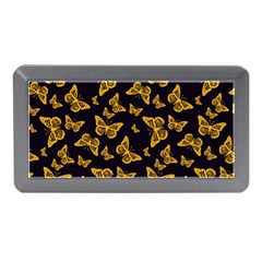 Black Gold Butterfly Print Memory Card Reader (mini) by SpinnyChairDesigns