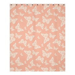 Peaches And Cream Butterfly Print Shower Curtain 60  X 72  (medium) 