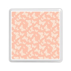 Peaches and Cream Butterfly Print Memory Card Reader (Square)