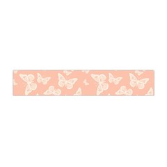 Peaches and Cream Butterfly Print Flano Scarf (Mini)