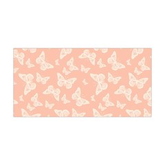 Peaches And Cream Butterfly Print Yoga Headband by SpinnyChairDesigns