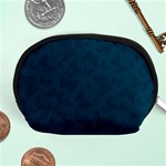 Indigo Dye Blue Butterfly Pattern Accessory Pouch (Medium) Front