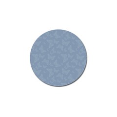 Faded Blue Butterfly Print Golf Ball Marker (4 Pack) by SpinnyChairDesigns