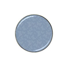 Faded Blue Butterfly Print Hat Clip Ball Marker (10 Pack) by SpinnyChairDesigns