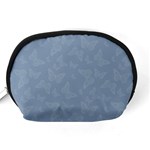 Faded Blue Butterfly Print Accessory Pouch (Medium) Back