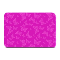 Fuchsia Butterfly Print  Plate Mats by SpinnyChairDesigns