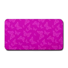 Fuchsia Butterfly Print  Medium Bar Mats by SpinnyChairDesigns