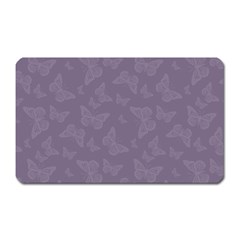 Grape Compote Butterfly Print Magnet (rectangular) by SpinnyChairDesigns