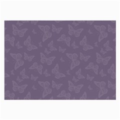 Grape Compote Butterfly Print Large Glasses Cloth by SpinnyChairDesigns