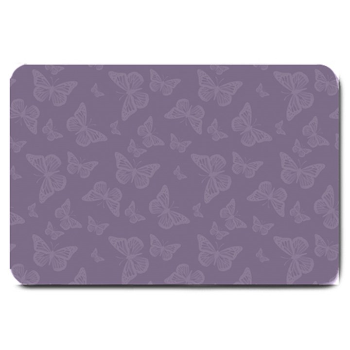 Grape Compote Butterfly Print Large Doormat 