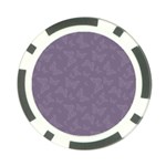 Grape Compote Butterfly Print Poker Chip Card Guard Front