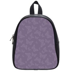 Grape Compote Butterfly Print School Bag (small) by SpinnyChairDesigns