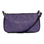 Grape Compote Butterfly Print Shoulder Clutch Bag Front