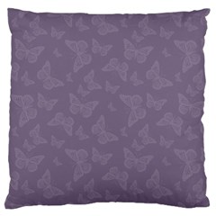 Grape Compote Butterfly Print Large Cushion Case (one Side) by SpinnyChairDesigns