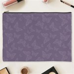 Grape Compote Butterfly Print Cosmetic Bag (XXXL) Front