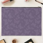 Grape Compote Butterfly Print Cosmetic Bag (XXXL) Back