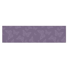 Grape Compote Butterfly Print Satin Scarf (oblong) by SpinnyChairDesigns