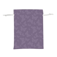 Grape Compote Butterfly Print Lightweight Drawstring Pouch (m) by SpinnyChairDesigns