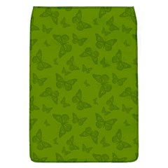 Avocado Green Butterfly Print Removable Flap Cover (l) by SpinnyChairDesigns