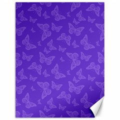 Violet Purple Butterfly Print Canvas 12  X 16  by SpinnyChairDesigns