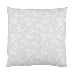 Wedding White Butterfly Print Standard Cushion Case (one Side) by SpinnyChairDesigns