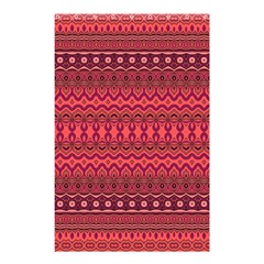 Boho Bittersweet Pink  Shower Curtain 48  X 72  (small)  by SpinnyChairDesigns