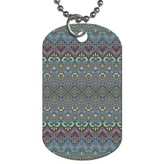 Boho Sweetheart Pattern Dog Tag (two Sides) by SpinnyChairDesigns