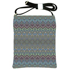 Boho Sweetheart Pattern Shoulder Sling Bag by SpinnyChairDesigns