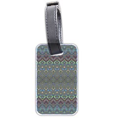 Boho Sweetheart Pattern Luggage Tag (two Sides) by SpinnyChairDesigns