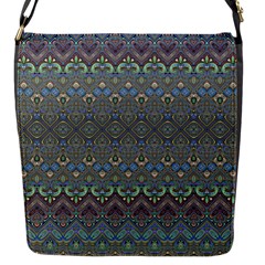 Boho Sweetheart Pattern Flap Closure Messenger Bag (s) by SpinnyChairDesigns