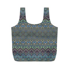 Boho Sweetheart Pattern Full Print Recycle Bag (m) by SpinnyChairDesigns