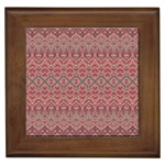 Boho Rustic Pink Framed Tile Front