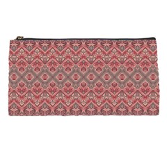 Boho Rustic Pink Pencil Case by SpinnyChairDesigns