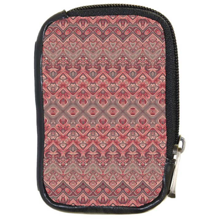 Boho Rustic Pink Compact Camera Leather Case