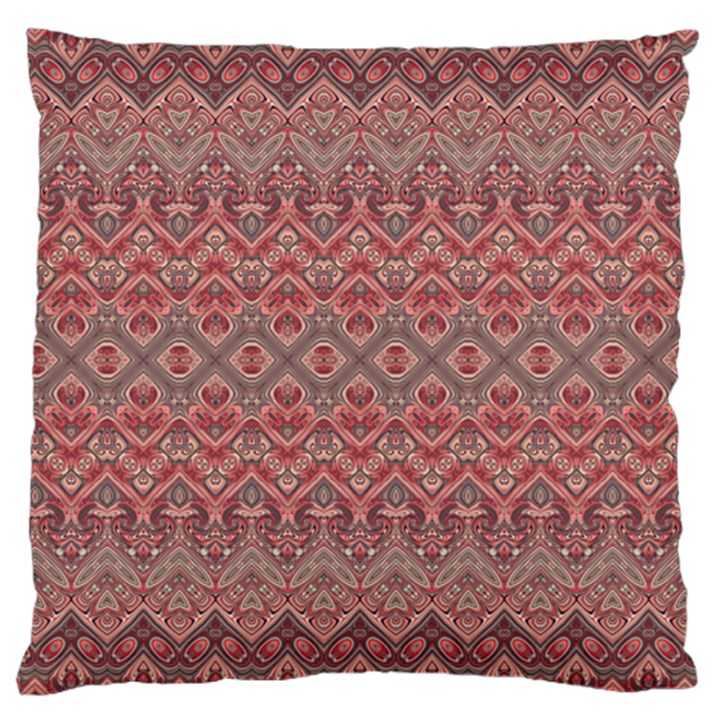 Boho Rustic Pink Large Cushion Case (One Side)