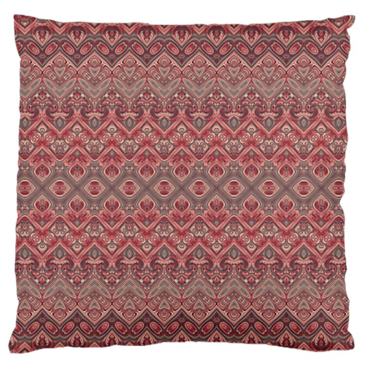 Boho Rustic Pink Standard Flano Cushion Case (Two Sides)