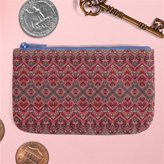 Boho Rustic Pink Large Coin Purse by SpinnyChairDesigns