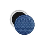 Boho Denim Blue 1.75  Magnets Front