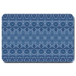 Boho Denim Blue Large Doormat  30 x20  Door Mat