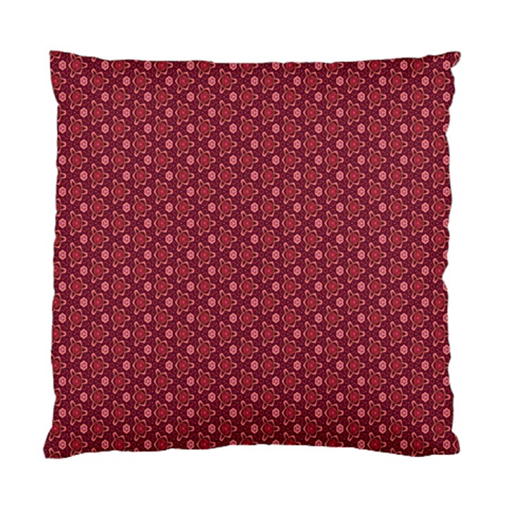 Boho Wine Floral Print Standard Cushion Case (One Side)