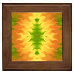 Lemon Lime Tie Dye Framed Tile Front