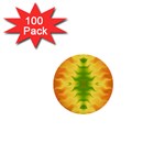 Lemon Lime Tie Dye 1  Mini Buttons (100 pack)  Front