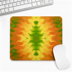 Lemon Lime Tie Dye Large Mousepads by SpinnyChairDesigns